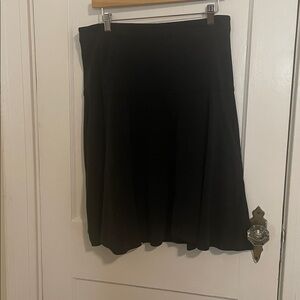 Eileen Fisher black midi skirt size S/P